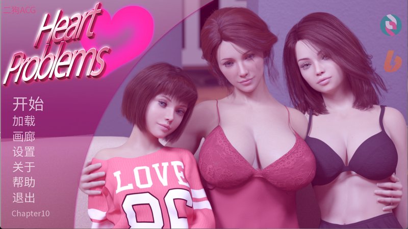 【欧美SLG 汉化 动态】情感问题 心脏问题 Heart Problems Ch.10 V0.10 PC+安卓双端汉化版