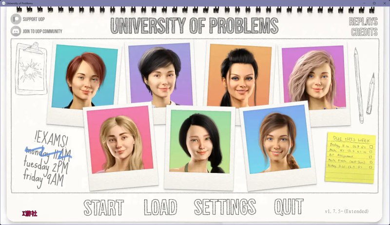 【欧美SLG AI汉化 熟女】问题大学1.7.5 Extended AI汉化版【PC】